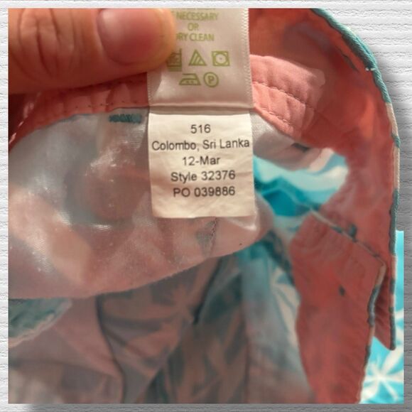 Lilly Pulitzer Womens Shorts Size 12 Flutter Blue Dragonfly Print Cotton Summer - Picture 7 of 7